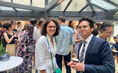 Agréable moment de convivialité et d’échange au CSE Imagerie Médicale Numérique pour la première soirée parisienne de la Filière Endométriose Nord-Est Ile-de-France.